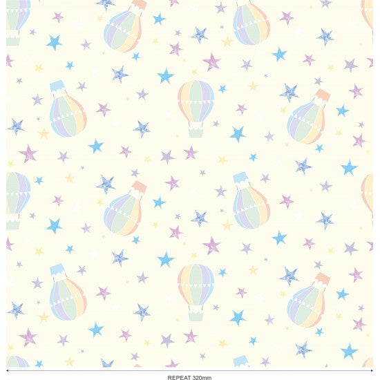 Nursery Balloons - Stars Cream