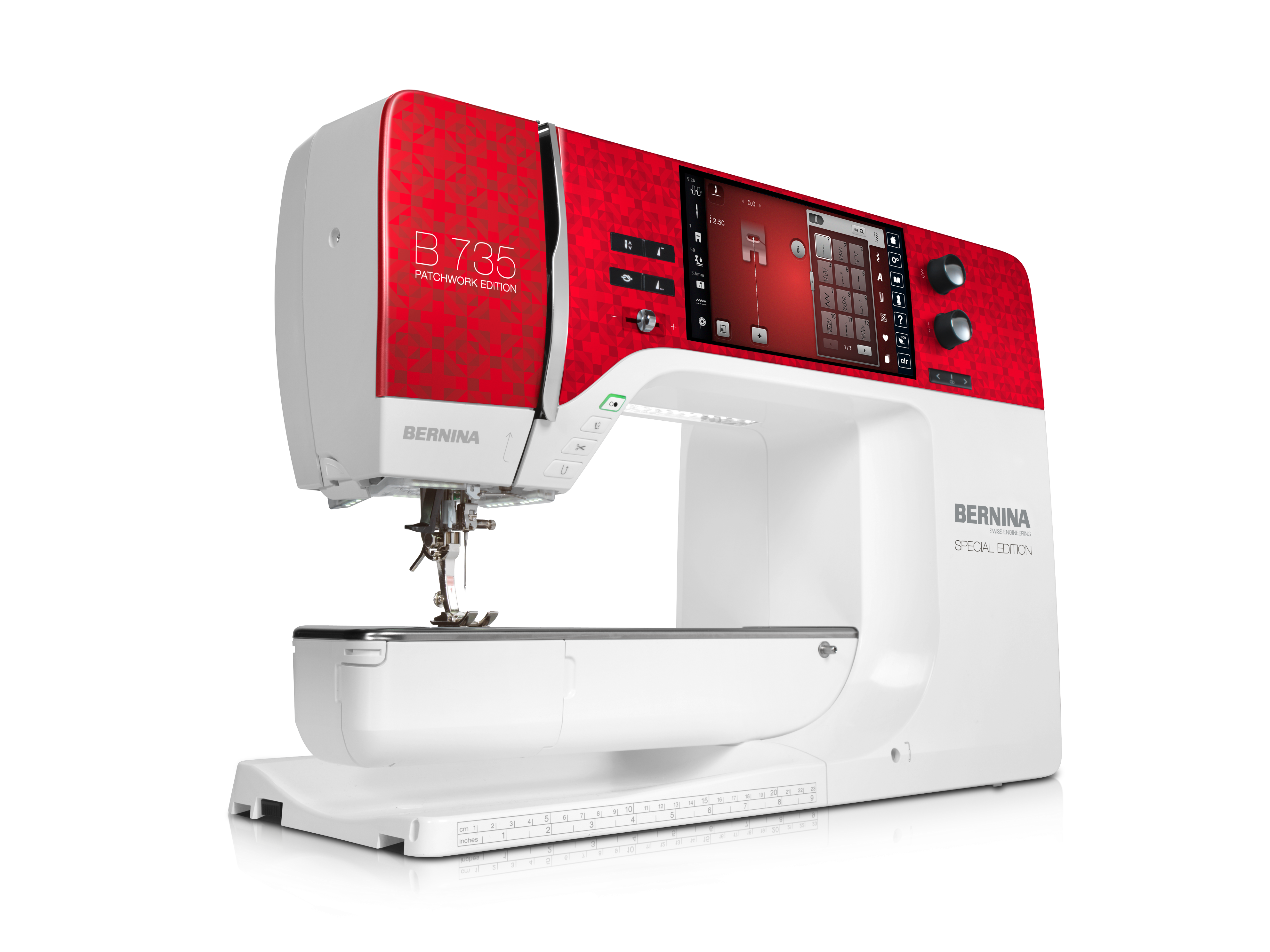 Bernina 735 Red Patchwork Edition