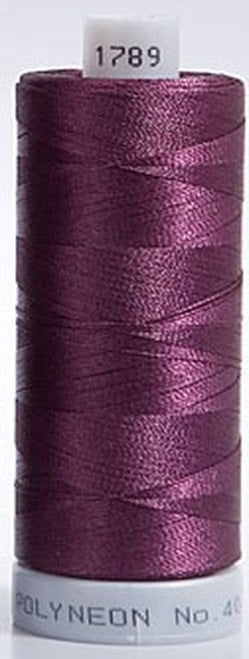 Polyneon Embroidery Thread Strip 7 (Wine/purple/blue)