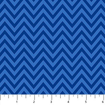 Fun & Games – Tonal Chevron – Blue