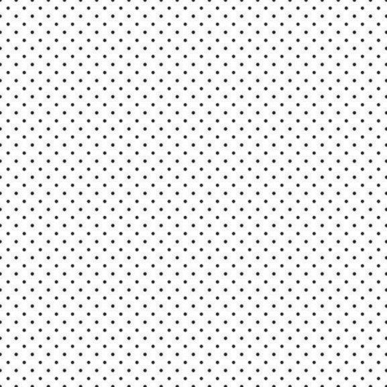 Pin Dot - White with Black Dot